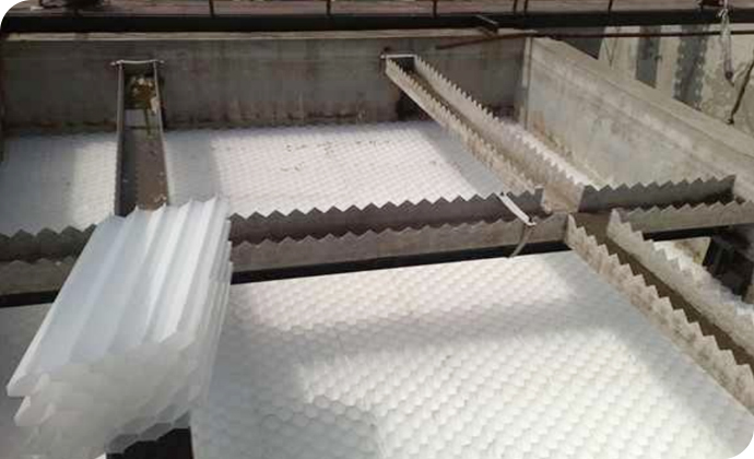 Biele médium TUBE SETTLER